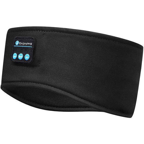 Masseur pour les yeux Masque pour les yeux de sommeil avec casque Bluetooth 5.0 Bandeau élastique doux et confortable Bande de sommeil ASMR 10H Musique 230718