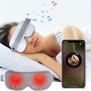 Masseur oculaire Smart Electric avec Bluetooth Music Vibration Massage chauffée Soule Relief Fatigue Compress Therapy Dispositif 230920