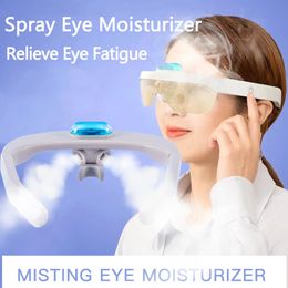 Oog Massager Spray Bevochtigen Instrument Timing Schoonheid Hydraterende Verlichten Droogheid Vermoeidheid Massage Apparaat Stoom Verstuiver 230920