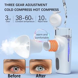 Eye Massager Spray Bevochtigen Instrument Comprimeren Schoonheid Hydraterende Verlichten Vermoeidheid Wassen Apparaat Stoom Verstuiver 231219