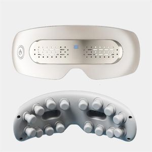 Oogmassager USB opladen Smart Mask Vibration Compress Bluetooth Musice Care Matigue Relief Device 230516