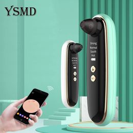 Masseur pour les yeux Dissolvant de points noirs visuel Aspirateur de pores Chauffage électrique Dissolvant d'acné Caméra de microscope WIFI pour le nettoyage en profondeur du visage du nez 231214