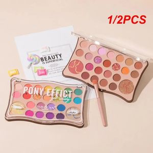 Oogschaduw 12 STKS melkthee plaat kleurenpalet geotechnisch chromatografiesysteem veelkleurig anti-vervuiling oogschaduw cosmetica mode make-up 231117