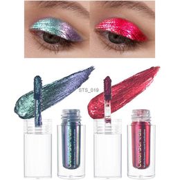 Fard à paupières 2 pièces/ensemble fard à paupières multichrome liquide 1.5 ml imperméable à l'eau longue durée paillettes ombre à paupières haute brillance maquillage de vacances de noël L231115