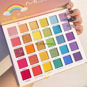 Oogschaduw 30 kleuren regenboog oogschaduwpalet Praktische make-up Veilig lichtgewicht make-up Droomoogschaduwpalet Kinderenpodium GroothandelL2403