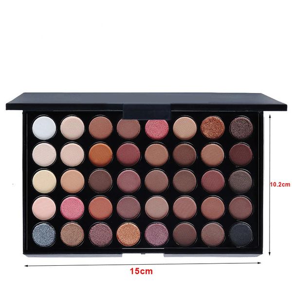 Fard à paupières 40 couleurs Palette de fard à paupières cosmétiques maquillage-ensemble paillettes Nude mode ombre à paupières Palette pour femmes cosmétiques maquillage fard à paupières 231201