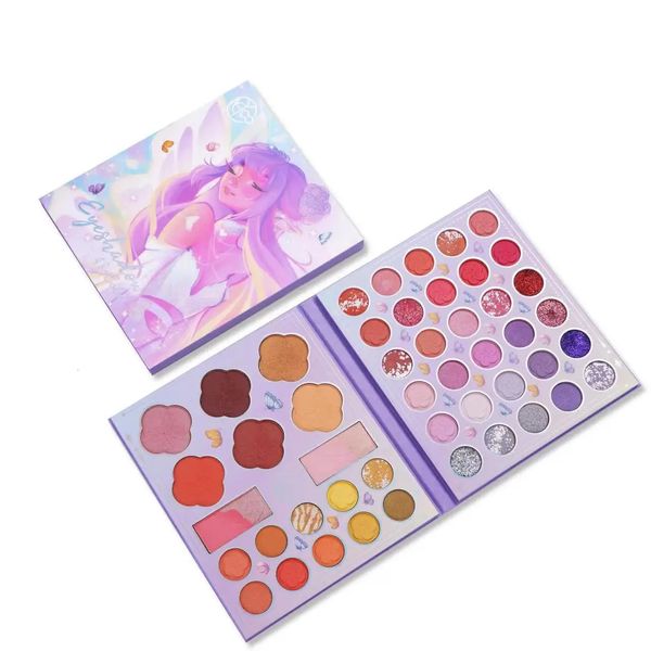 Ombre à paupières 48 couleurs, planche d'ombre à paupières mate, faible luminosité, palette multi-néon, maquillage Kawaii 231117