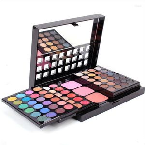 Ombre à paupières 78 couleurs Palette de maquillage professionnel ensemble mat miroitant fard à paupières correcteur éclaircir les cosmétiques imperméables