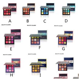 Oogschaduw 9 kleur oogschaduwpalet nieuw met mticolor plaat 10 keuzes drop levering gezondheid schoonheid make -up ogen dh6dx