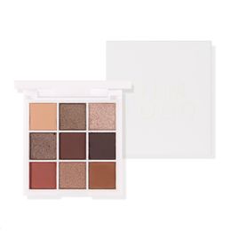 Oogschaduw 9 kleuren privé lable oogschaduw palet glitter matte glans ogen blijvende charmante make -up costom acryl bulk pallete 230814