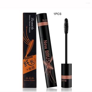 Sombra de ojos 9ML Impermeable Mujeres Mascara Pestañas de secado rápido Curling Alargamiento Maquillaje Pestañas Herramientas cosméticas