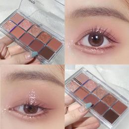 Oogschaduw Acryl Matte Glitter oogschaduw Palet Make -up naakt Smokey Pigmentseyeeyeeyee