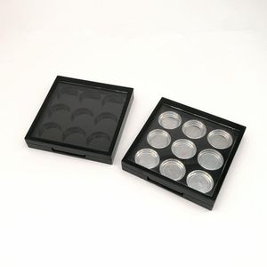 Boîte de fard à paupières casseroles vide ombre à paupières fard à paupières ferme étui à palette outil de maquillage palette de fard à paupières expédition rapide F1394 Adnww