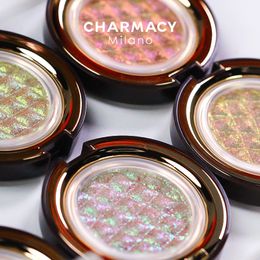 Oogschaduw charmacy glanzende oogschaduw markeerstift make -up contour longlasting heldere cosmetische kameleon duochrome glitter make -up 230812