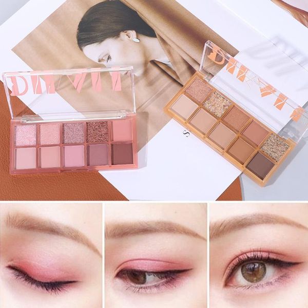 Sombra de ojos Colores Paleta de sombras de ojos mate Maquillaje Brillo Brillo Nacarado Cosméticos de larga duración sin manchas Día de San Valentín GiftEye