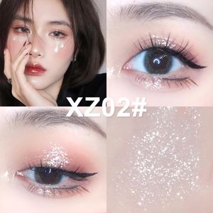 Oogschaduwkleuren Parelwitje glanzende vloeibare oogschaduw Melk witte eyeliner liggend zijdeworm Hoge glanzende make -up gemakkelijk aan te brengen gezicht cosmeticseye shad