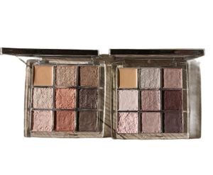 Ombre à paupières Cosmétique 9 Couleurs Plaque Nude Maquillage Palette Bronzer Métallique Smoky Shimmer Glitter 10g Cadeau 230718