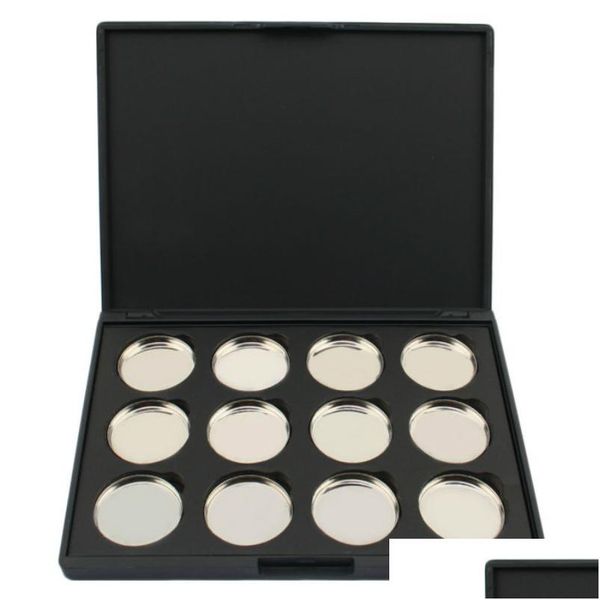 Palette de maquillage cosmétique ombre à paupières, 12 pièces, magnétique, vide, livraison directe, santé, beauté des yeux, Dhj2B