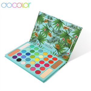 Oogschaduw Docolor 34 Kleuren Oogschaduw Palet Tropische Schaduwen Pallet Glitter Highlighter Shimmer Make Up Pigment Matte Oogschaduw Palet 230724