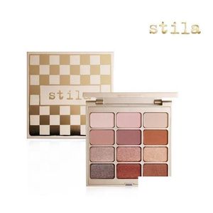 Sombra de ojos Gota en stock Stila Cosmetics Matte N Metal Paleta de sombras de ojos 12 colores Maquillaje Polvo pigmentado Entrega Salud Belleza Ojos Dh3Fu