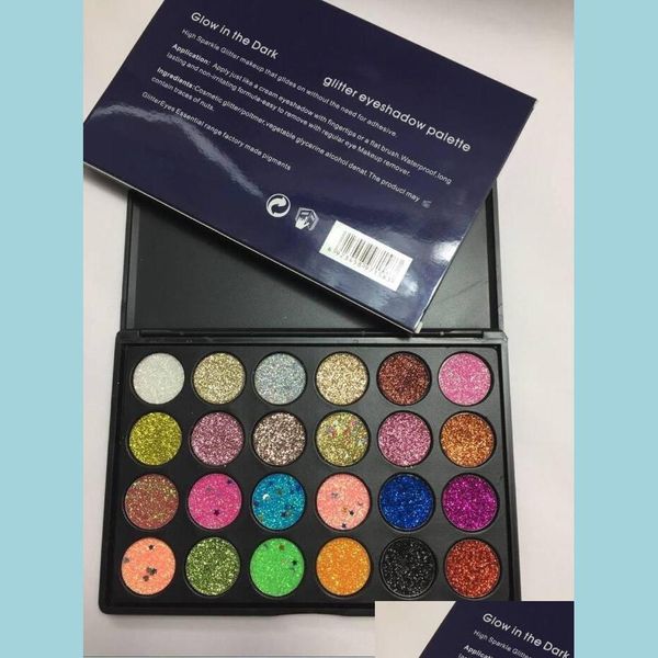 Ombre à Paupières Maquillage Des Yeux Glow In The Dark Horse Glitter Fard À Paupières 24 Couleurs Tra Crème Paillettes Pigmentées Nuances Palette Cosmétiques Rapide Dhfo1