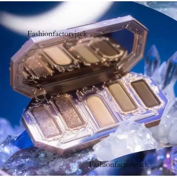 La fleur de l'ombre à paupières connaît la palette de fards à paupières de sirène Moonlight 8 couleurs mate mimeurs scintiller les yeux maquilleurs cosmétiques femmes fard à paupières de beauté