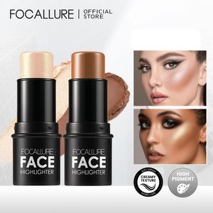 Ombre à paupières FOCALLURE Étanche Shimmer Face Bronzer Surligneurs Glitter Corrector Contour Stick Creamy Blush Maquillage Cosmétiques 230617