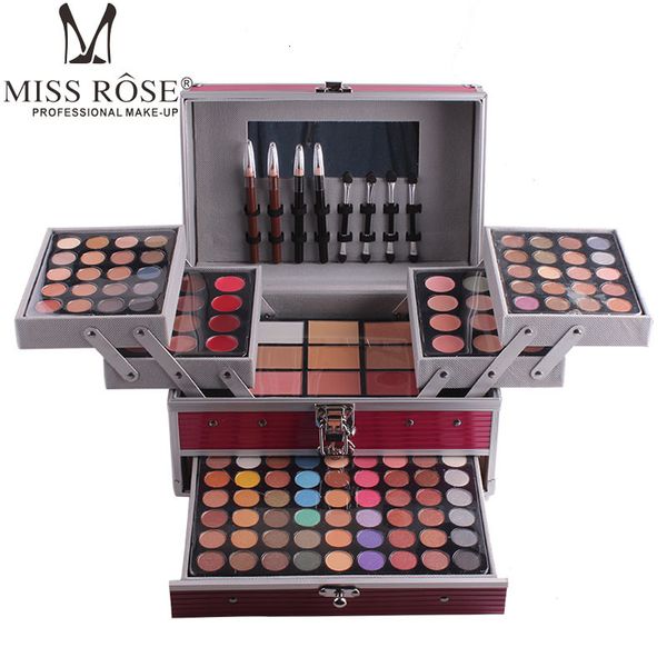 Eye Shadow Full 49/190 Color Makeup Set Box En Aluminium Cosmétiques Pour Femmes Fard À Paupières Poudre Rouge À Lèvres Eyeliner Correcteur Blush Make Up Kit 230724