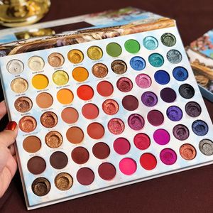 Oogschaduw GLAZZI 63 Kleurenpalet Hoge Kwaliteit Professionele Make-Up Sets Zomer Look Glitter Shimmer Matte Gebakken Schaduwen 230718