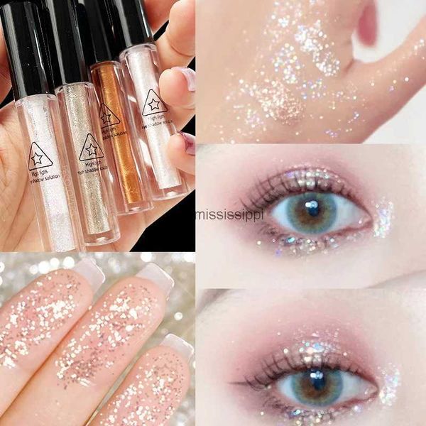 Fard à paupières Glitter Eyeliner Diamant Shimmer et Brillant Fard à Paupières Liquide Imperméable Maquillage Eyeliner Métallique Stylo Eye Beauty Party MakeupL2403