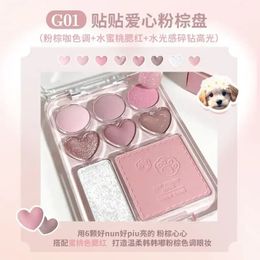 Oogschaduw GOGO TALES Oogschaduwpalet Langdurig Gemakkelijk Kleur Matte Parel Blush Highlight Natuurlijk Naakt Make-up Geperst Glitter Oogschaduw 231214