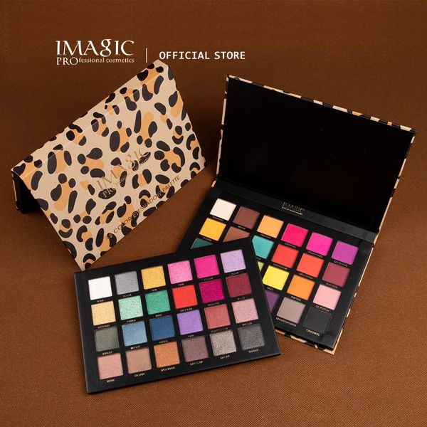 Ombre à paupières IMAGIC 48 couleurs fard à paupières Palette miroitant paillettes mat maquillage féminin en gros cosmétiques longue durée imperméable beauté poudre 231031