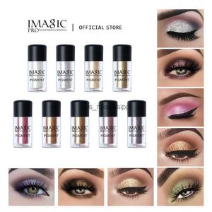 Oogschaduw IMAGIC Nieuwe collectie Glitter Oogschaduw Metallic Losse Poeder Waterproof Shimmer Pigmenten Kleuren Oogschaduw Make-up CosmeticaL2403