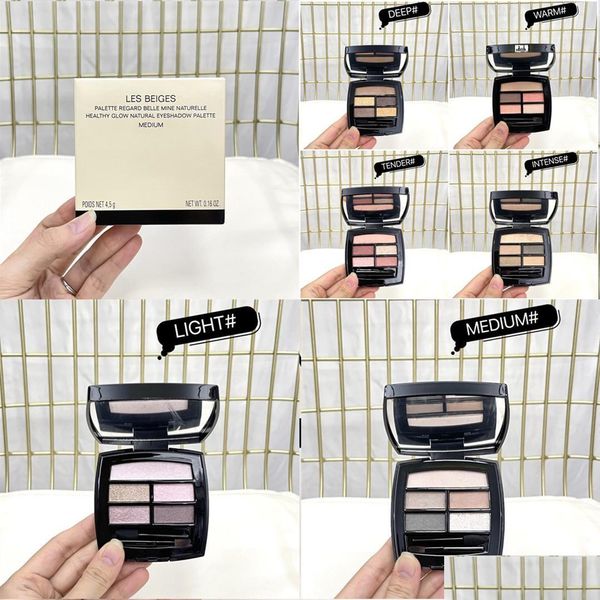 Ombre à Paupières Les Beiges 5 Couleurs Palette Regard Belle Mine Naturelle Healthy Glow Palettes de Fard à Paupières Naturelles 4.5G Beauté Maquillage Moyen Dhcqk