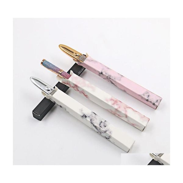 Sombra de ojos / Delineador Combinación Gota Delineador de ojos pegajoso Caja de embalaje Magic Glue Pen Tarjeta Entrega Salud Belleza Maquillaje Ojos Dhbos