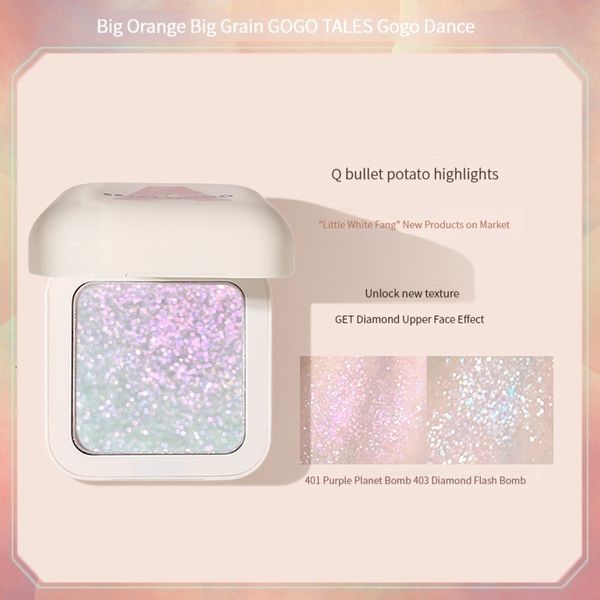 Eye Shadow Liner Combination Gogotales Small White High Gloss Capacity Repair Palette Glitters Powder Brighten Face Polarize Purée Palette 230703