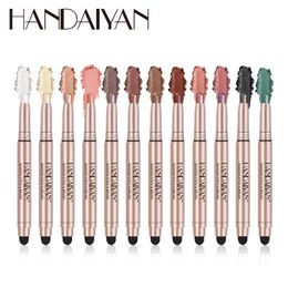 Eye Shadow Liner Combinaison Handaiyan Ensemble de Maquillage Mettant en évidence Shimmer Fard à Paupières Bâton Glitter Mat Ombre Crayon Maquillage Palette 12 PCS 230703