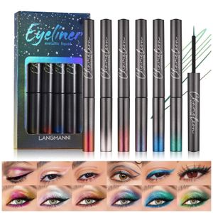 Combinatie oogschaduw/liner Ultrafijne glitter-eyeliner Make-up Sneldrogend Gepigmenteerde rijke, levendige kleuren Eyeliner Cosmetica Flower Knows Makeup-producten 231027