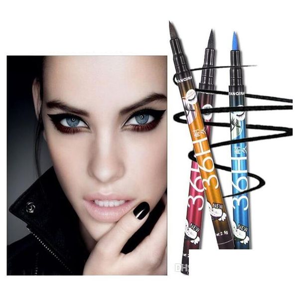 Combinaison Ombre À Paupières / Liner Yanqina Fashion Make Up Gel Imperméable 36H Crayon Eyeliner Résistant À L'eau Facile À Porter Magic Drop Deliv Dh8Fn