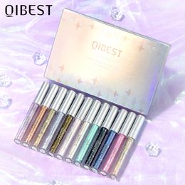 Eye Shadow Liquid Eyeshadow Pencil Set 12 Couleurs Rose Vert Longue Durée Glitter Shimmer Eye Shadow Pen Surligneur Stick Yeux Maquillage Outils 230715