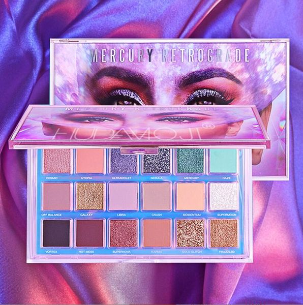 Sombra de ojos Sombra de ojos Sala de ojos de 18 colores Paleta Shimmer Matte Sombra de ojos Paletas para mujeres Regalos de Navidad Drop entrega de la salud Beauty Ey Dhxgd