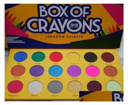 Boîte de palette de maquillage de l'ombre à paupières de crayons fard à paupières Ishadow 18 couleurs miroitement mate drop livraison de la santé des yeux de beauté dhyms4522442