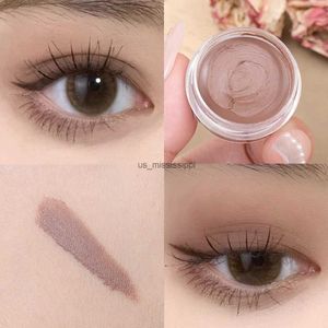 Sombra de ojos Mate Desnudo Marrón Sombra de ojos Crema Impermeable Mate Suave Sombra de ojos Pigmento Monocromo Duradero Melocotón Rosa Sombra de ojos MakeupL2403