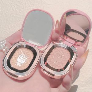 Sombra de ojos monocromática nacarada, pigmento de brillo fino, lentejuelas minerales, sombra de ojos, maquillaje cosmético, brillante, largo, duradero, multiusos