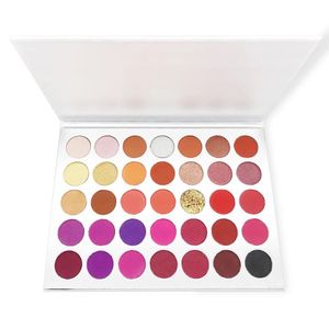 Sombra de ojos Nuevo 35 colores Paleta de sombras de ojos Matte Etrilla privada Pigmento High Pigment Long Dure Pallete Cosmetics Cosméticos Drop entrega OTVK2