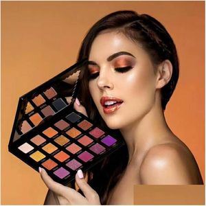 Sombra de ojos Año Nuevo y violeta Voss Pro Palette 20 colores Sombra de ojos Envío de calidad superior Envío directo Salud Belleza Maquillaje Ojos Dh5Ka