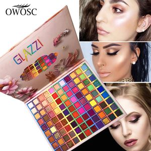 Ombre à paupières OWOSC 99 couleurs Palette de fard à paupières paillettes poudre scintillante mat Kit de maquillage cosmétique 231207