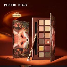 Palette de fards à paupières Perfect Journal Perfect Mattel Swimmer 12 couleurs Butterfly Pallete Pallete Palle Rose Brown Red Maling Up 230815