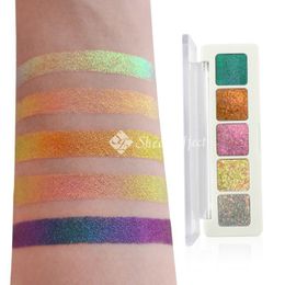 Oogschaduw Sheeneffect 5 kleuren kameleon oogschaduw palette Multichrome cosmetic 230720