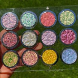 Oogschaduw Shellwe Makeup Stray Birds Collectiodn Pressed Multichrome Flake Clear Eyeshadow Palette Duochrome 230727